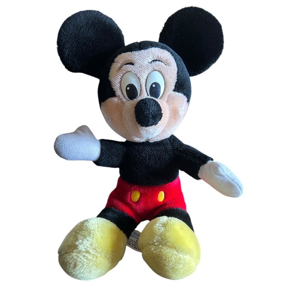 Vintage 1980s Mickey Mouse plush from Disneyland / Walt Disney World.